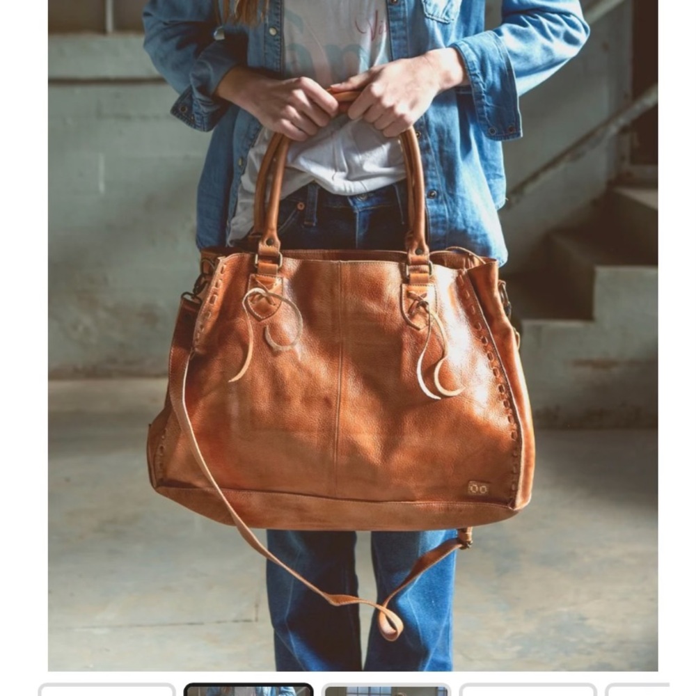 Bed Stu Rockaway Leather Shoulder Bag
